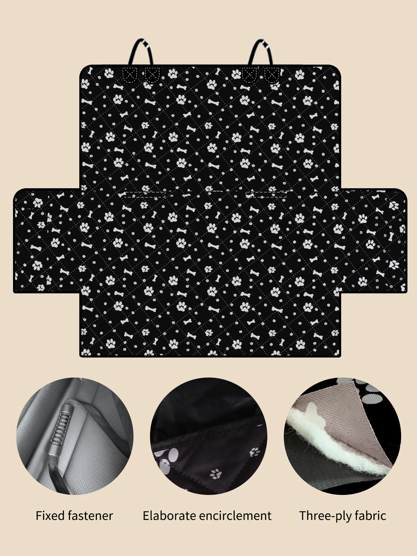 Funda de asiento para perros pequeños