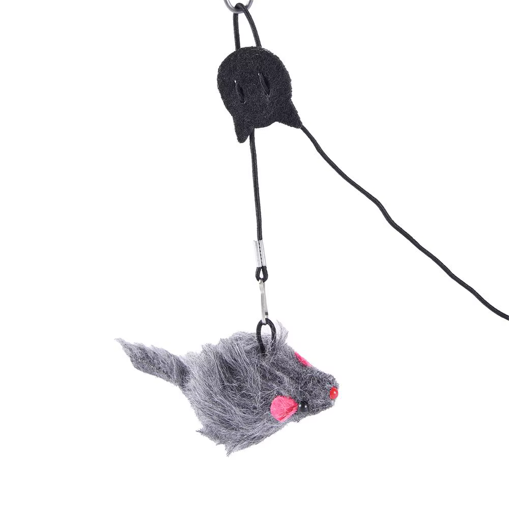 Juguete Colgante Elástico con Ratón para Gatos y Gatitos - imagen 2