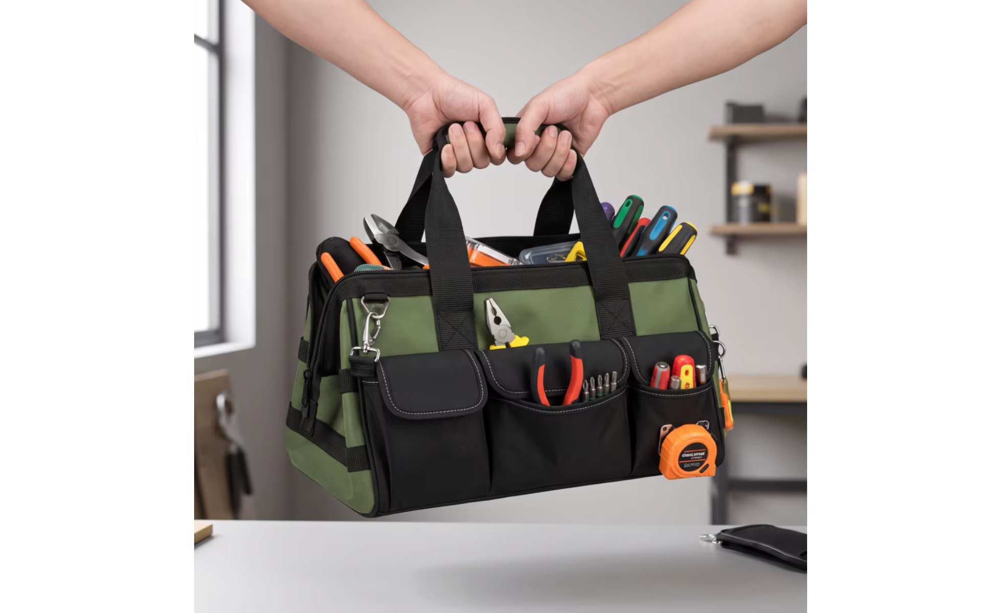 Bolsa de herramientas portatil electricista