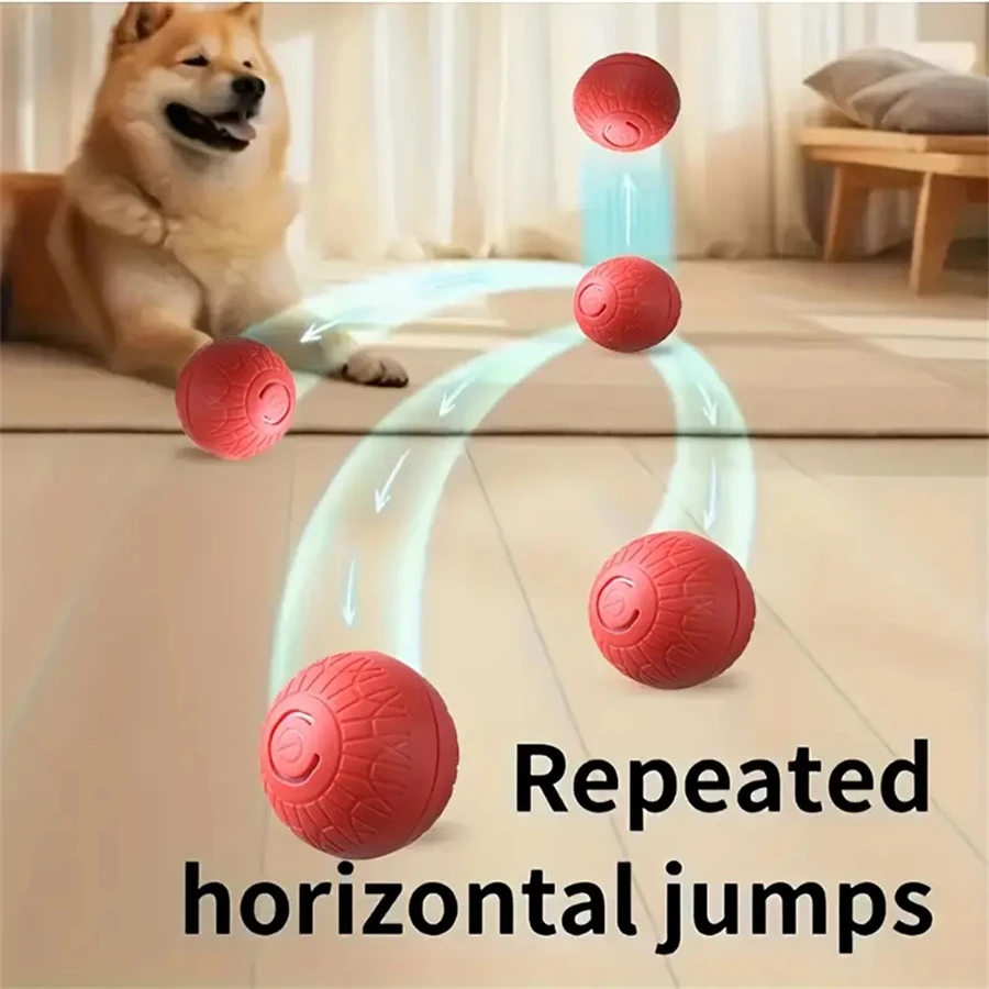 Pelota inteligente interactiva para perros – Recargable USB y masticable - imagen 5