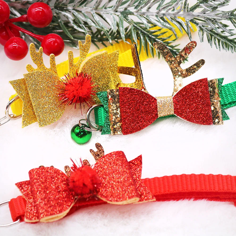 Pack de Lazos Navideños para Perros y Gatos con Campanas - imagen 5