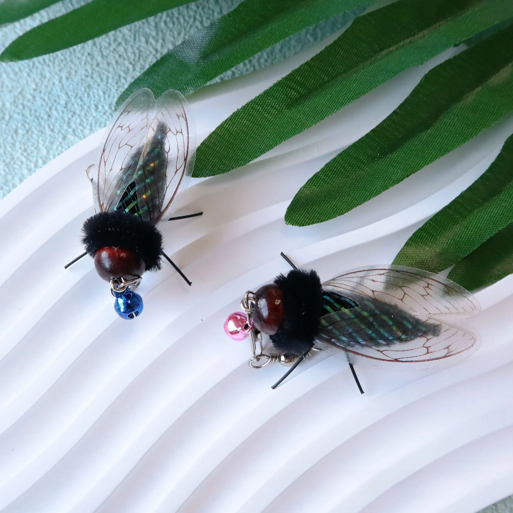 Cabezas intercambiables de la varita interactiva con plumas
