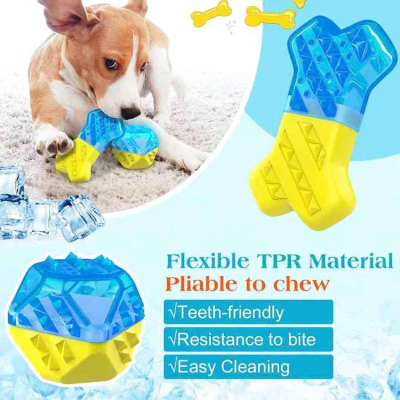 Juguete Refrigerante para Perros – Mordedor de Dentición con Agua - imagen 4