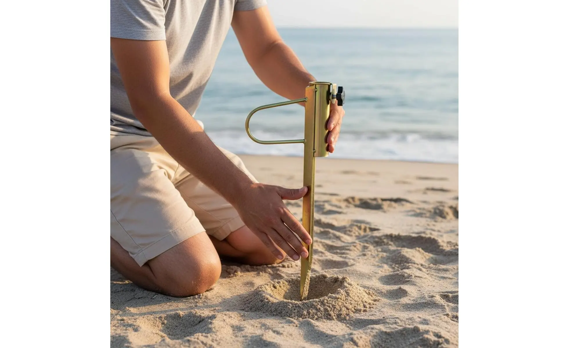 Tornillo ajustable para diferentes diámetros de poste