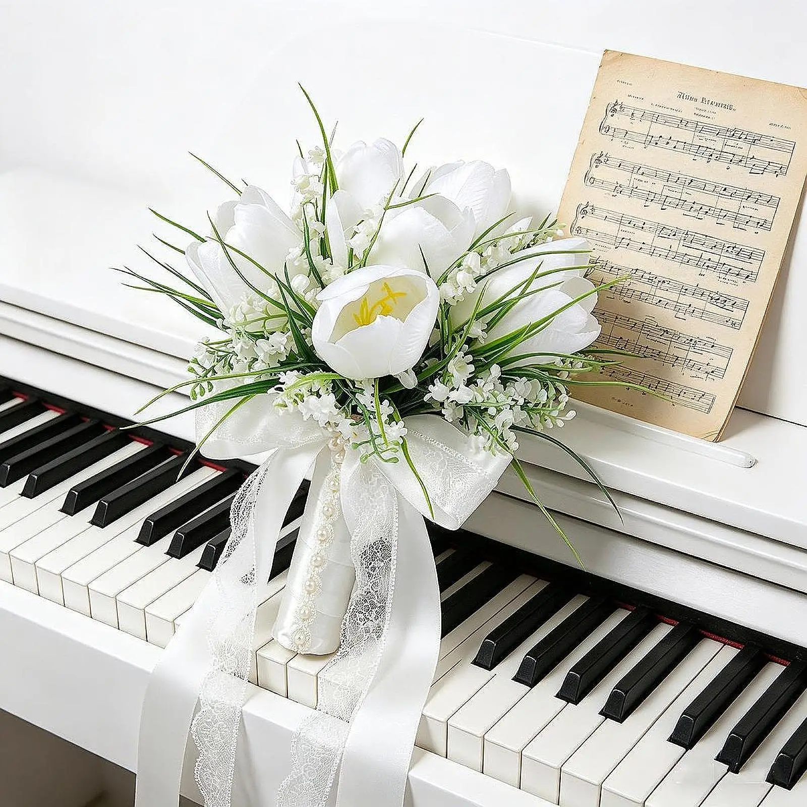 Decoración floral para centros de mesa en recepción de compromiso - imagen 5