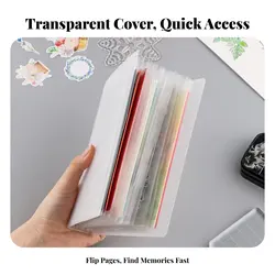 Álbum para fotos de mascotas transparente, para gato y perro
