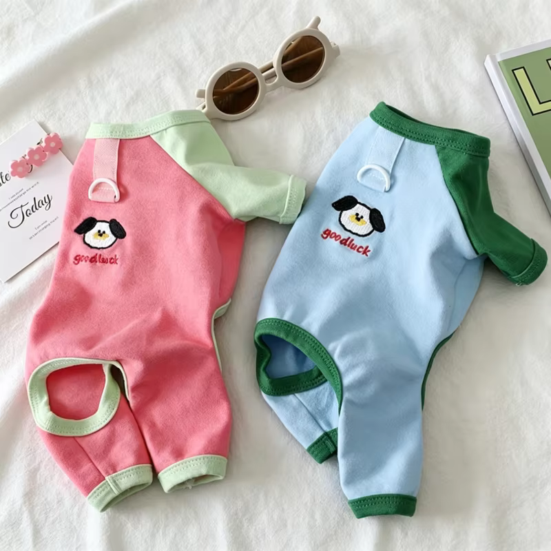 Mono pijama 4 patas estampado para perros y gatos – Cálido - imagen 4