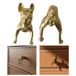 Tirador decorativo de latón de repuesto para muebles, hogar de mascotas