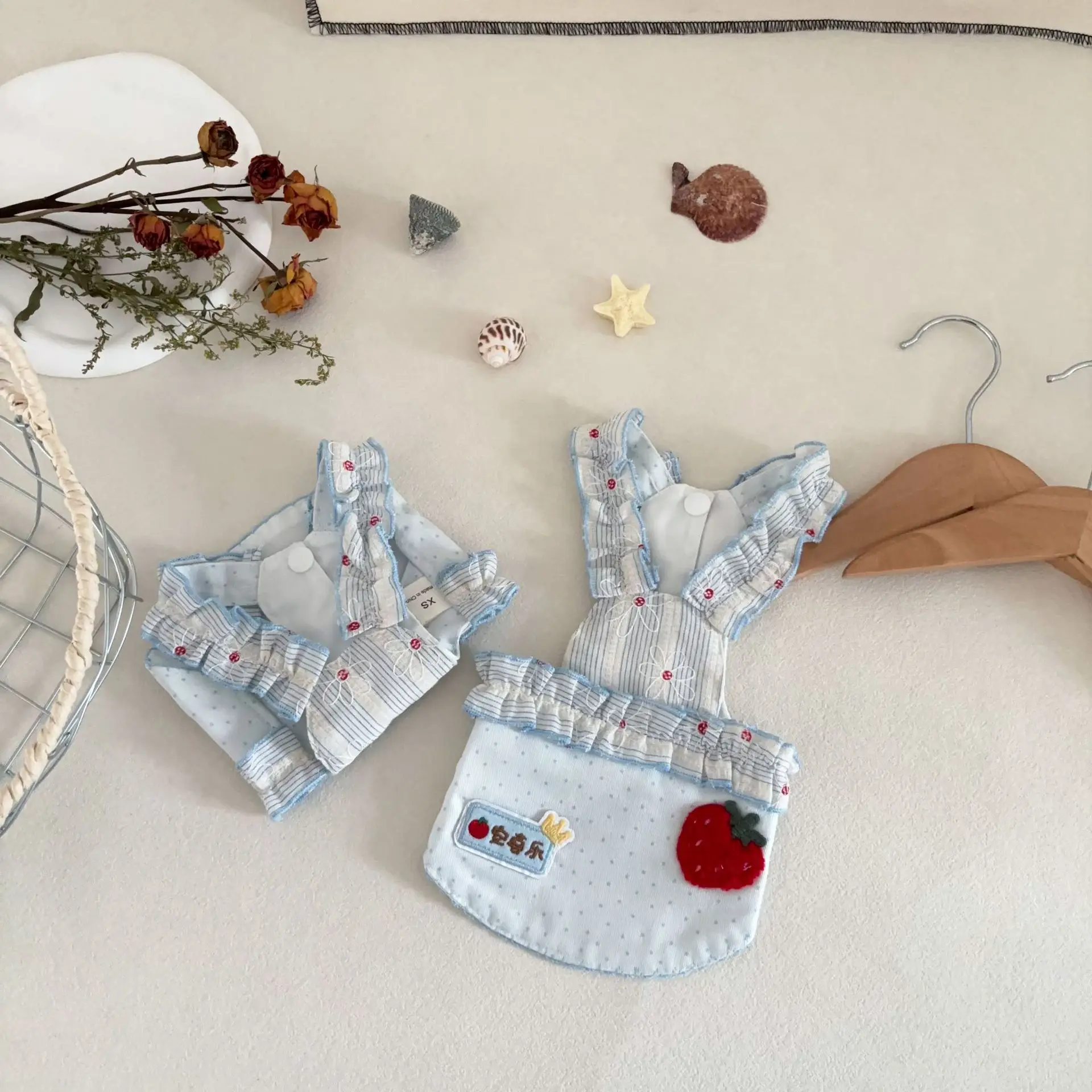 Falda con tirantes para perros y gatos pequeños, falda de verano con volantes - imagen 2