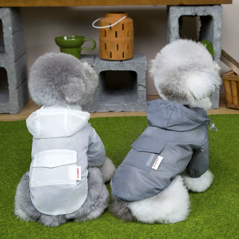 Impermeable chubasquero ligero para perros y gatos, 4 estaciones - imagen 4