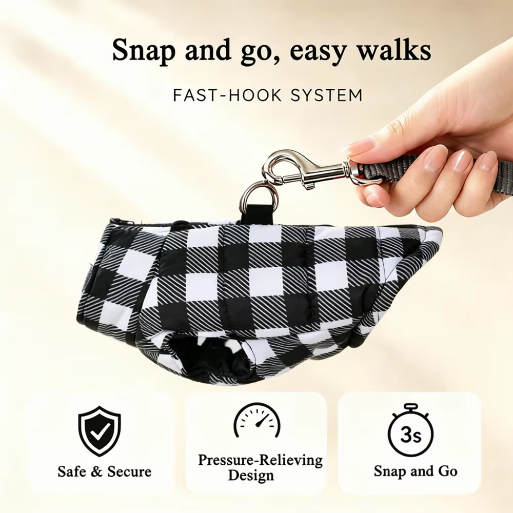 Abrigo de invierno impermeable para perros y gatos – Bulldog Francés