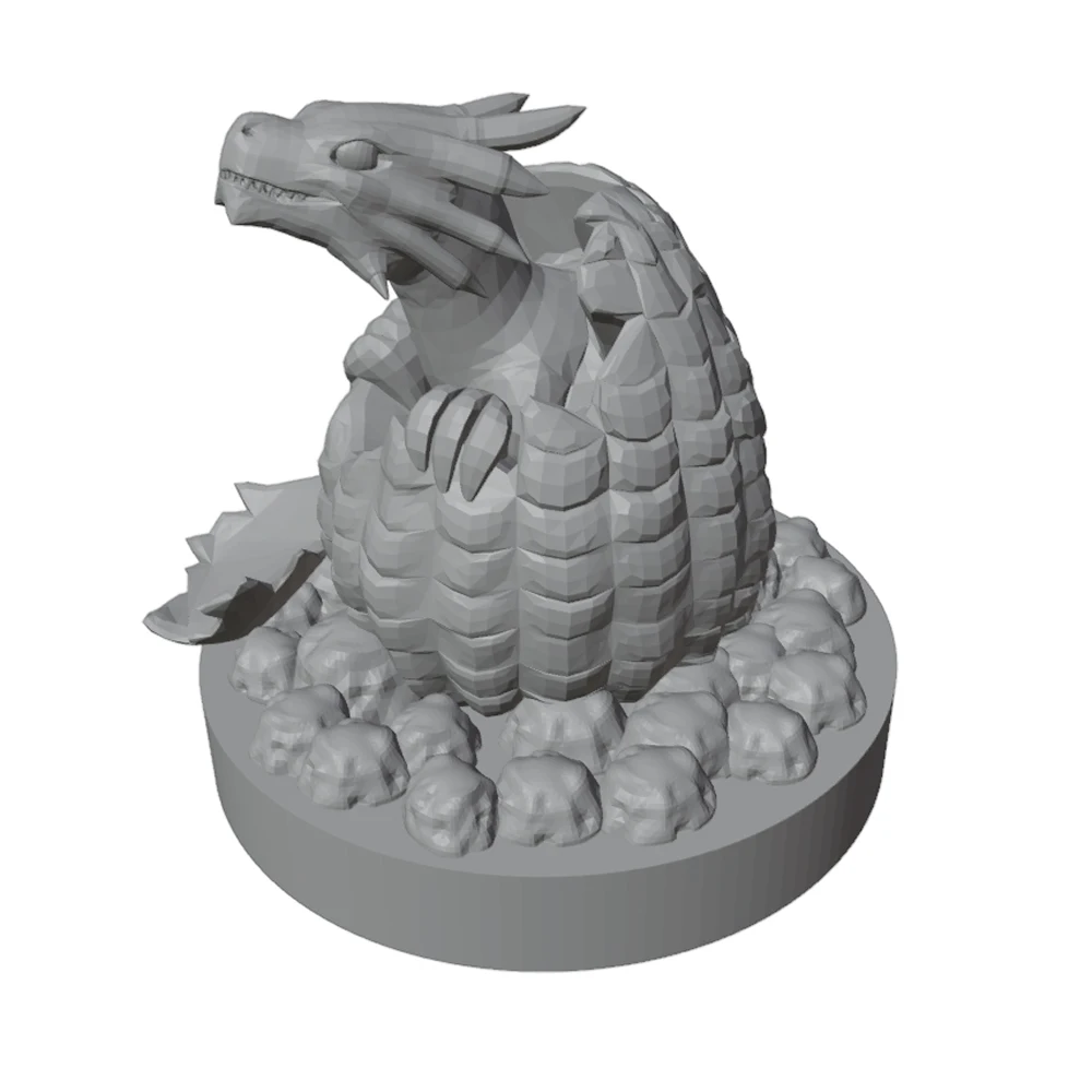 Huevos de dinosaurio para gato y perro – Figuras en resina sin pintar - imagen 4