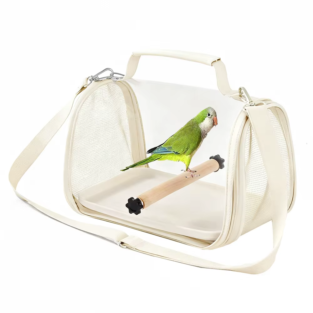 Bolsa de transporte para aves pequeñas: jaula de viaje de tela