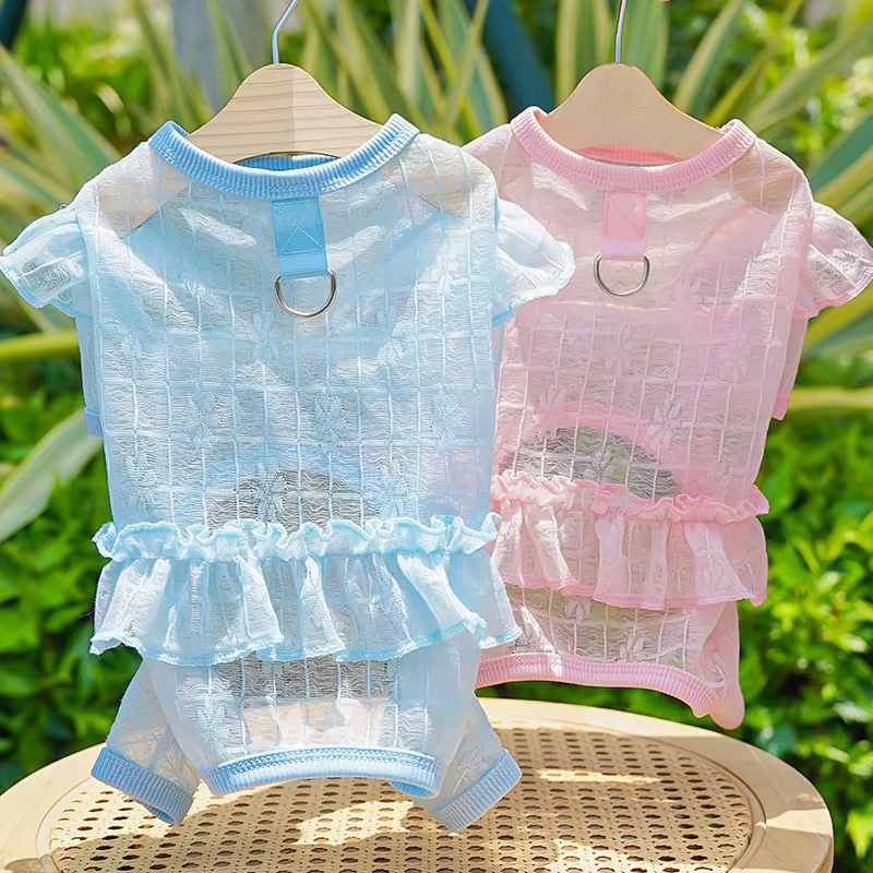 Sudadera con encaje para perros y gatos – Overol transpirable - imagen 4