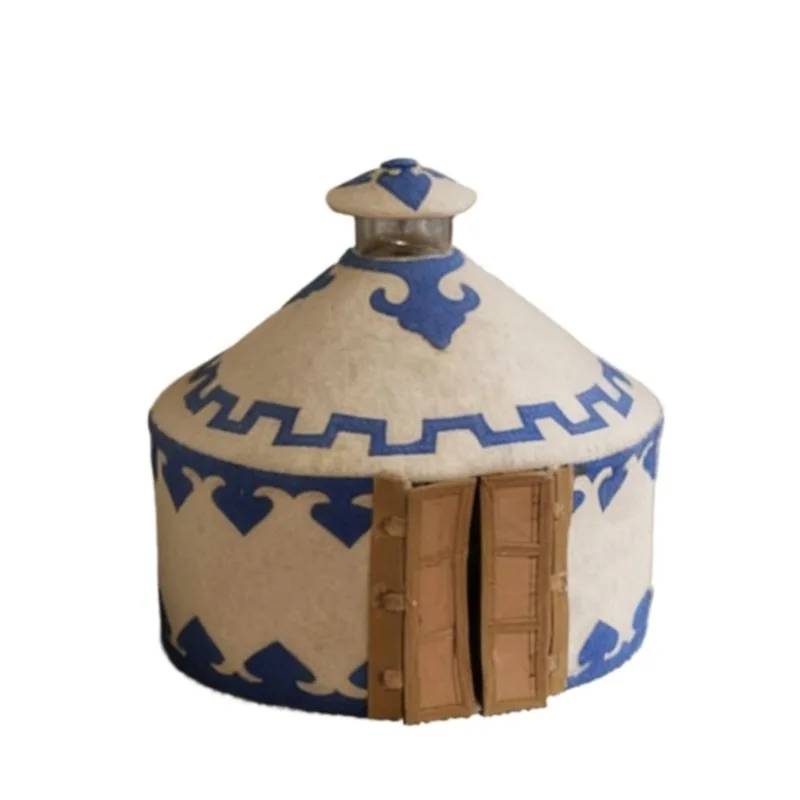 Cama cueva cálida de fieltro para gatos y perros pequeños - imagen 5