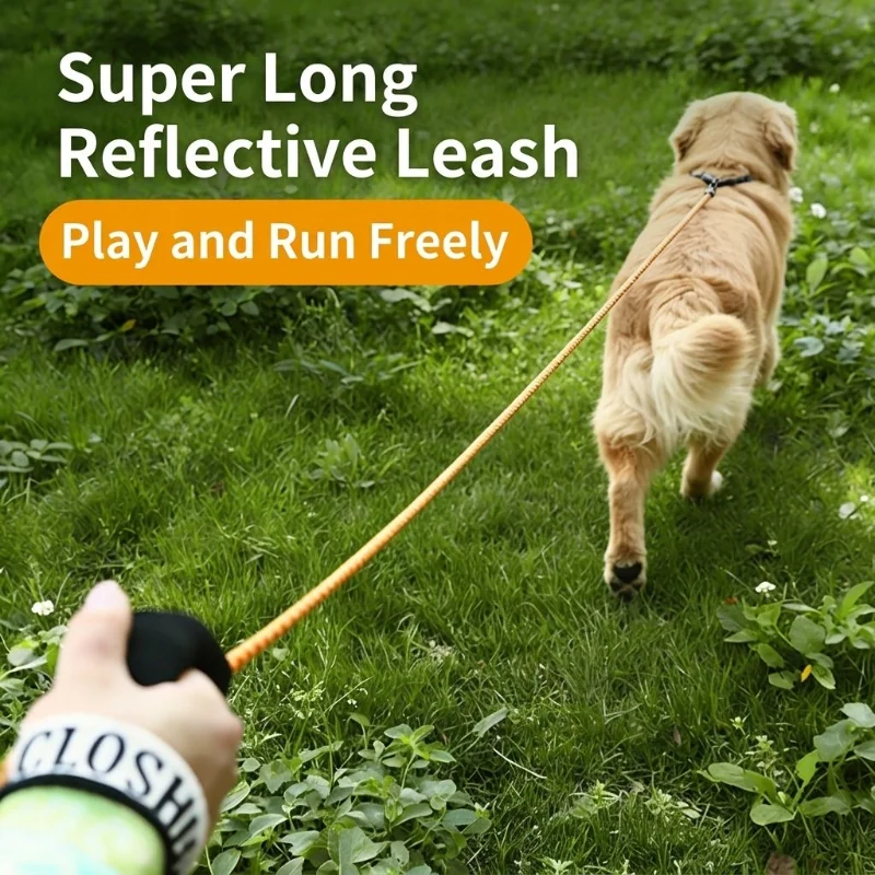 Correa larga reflectante para perros – 3M a 50M con asa acolchada - imagen 3
