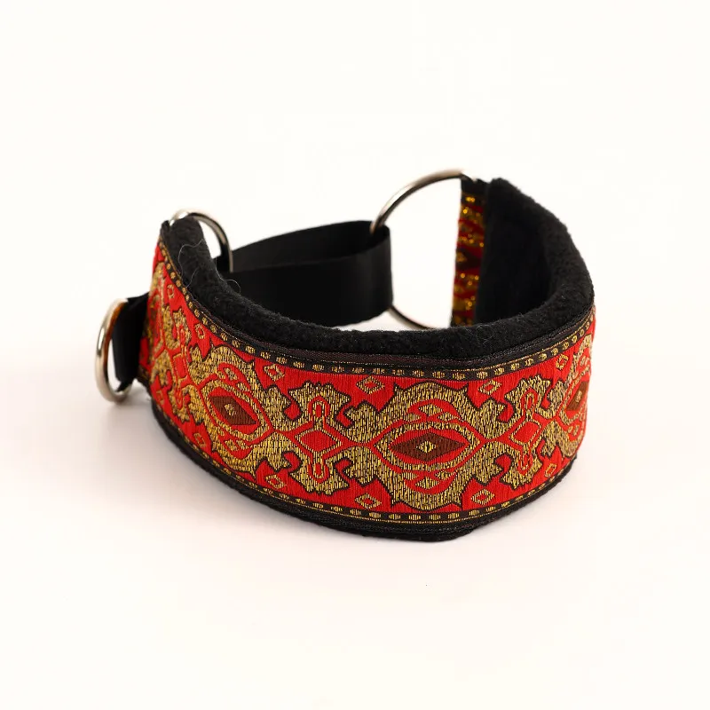 Collar cálido étnico para Whippet y galgo italiano punk de invierno - imagen 2