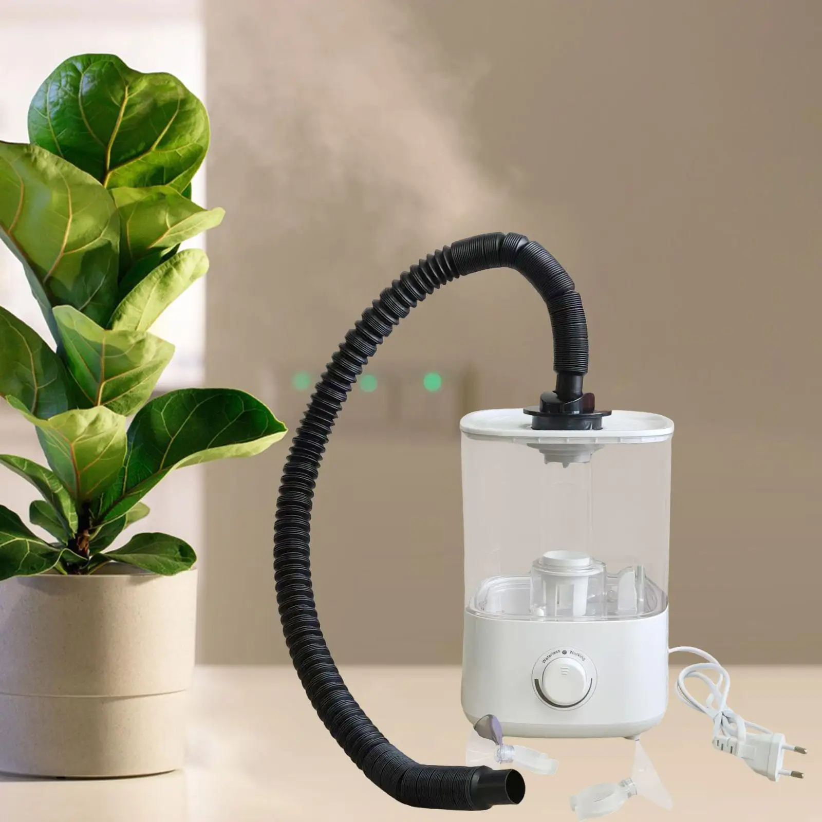 Humidificador con control de perilla y diseño silencioso