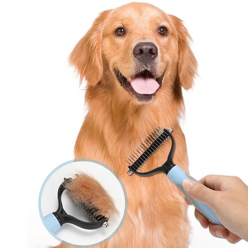 Resultado del cepillado en pelaje de mascota