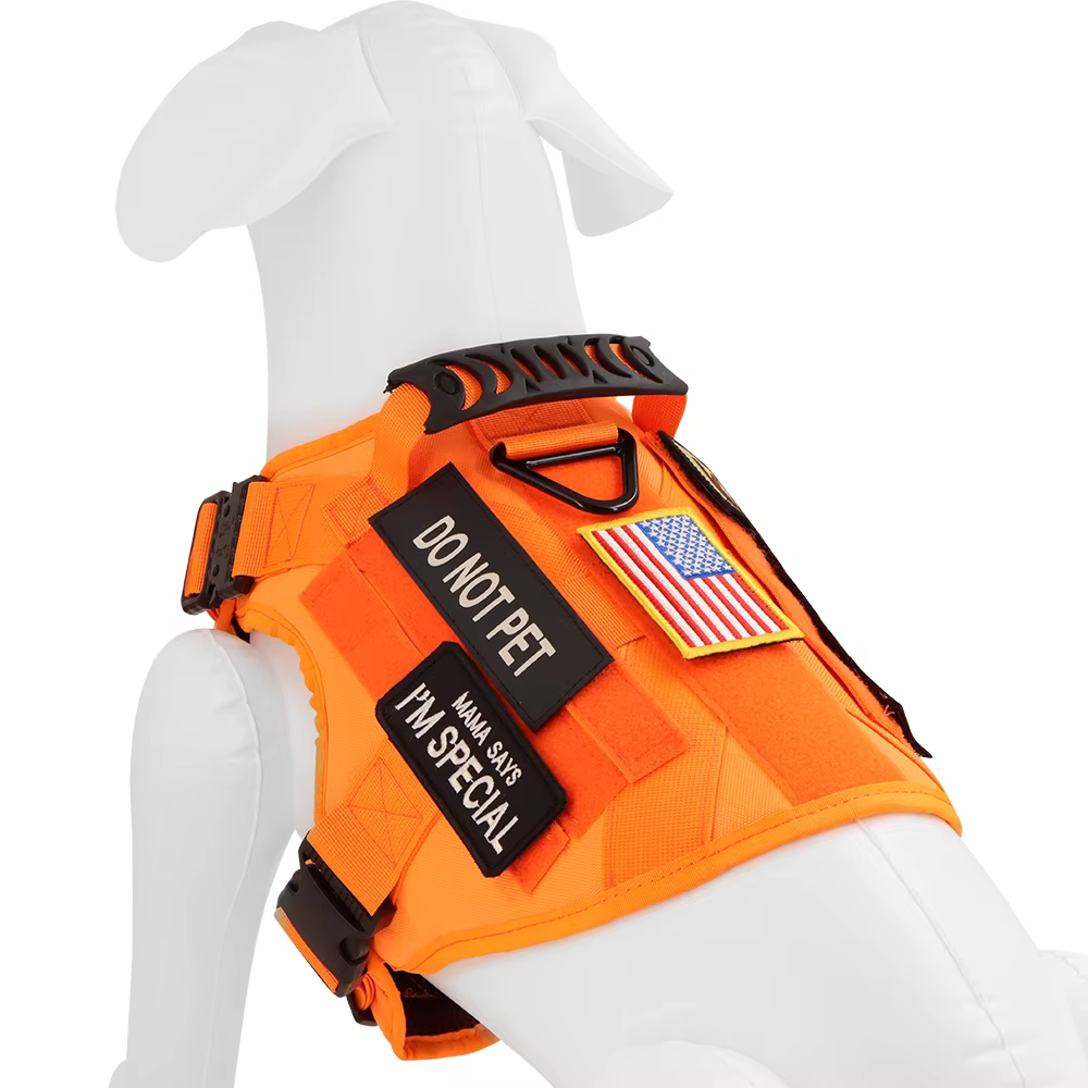 Arnés antitirones con sistema MOLLE para perro mediano y grande