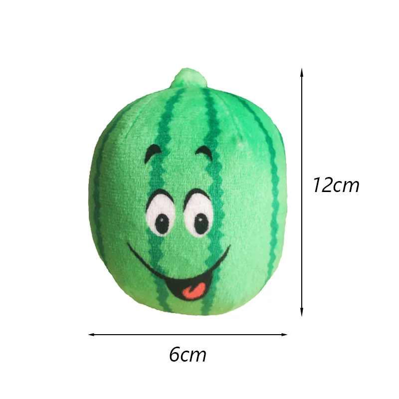 Juguete masticar de peluche fruta para perros y gatos – limpia dientes - imagen 2