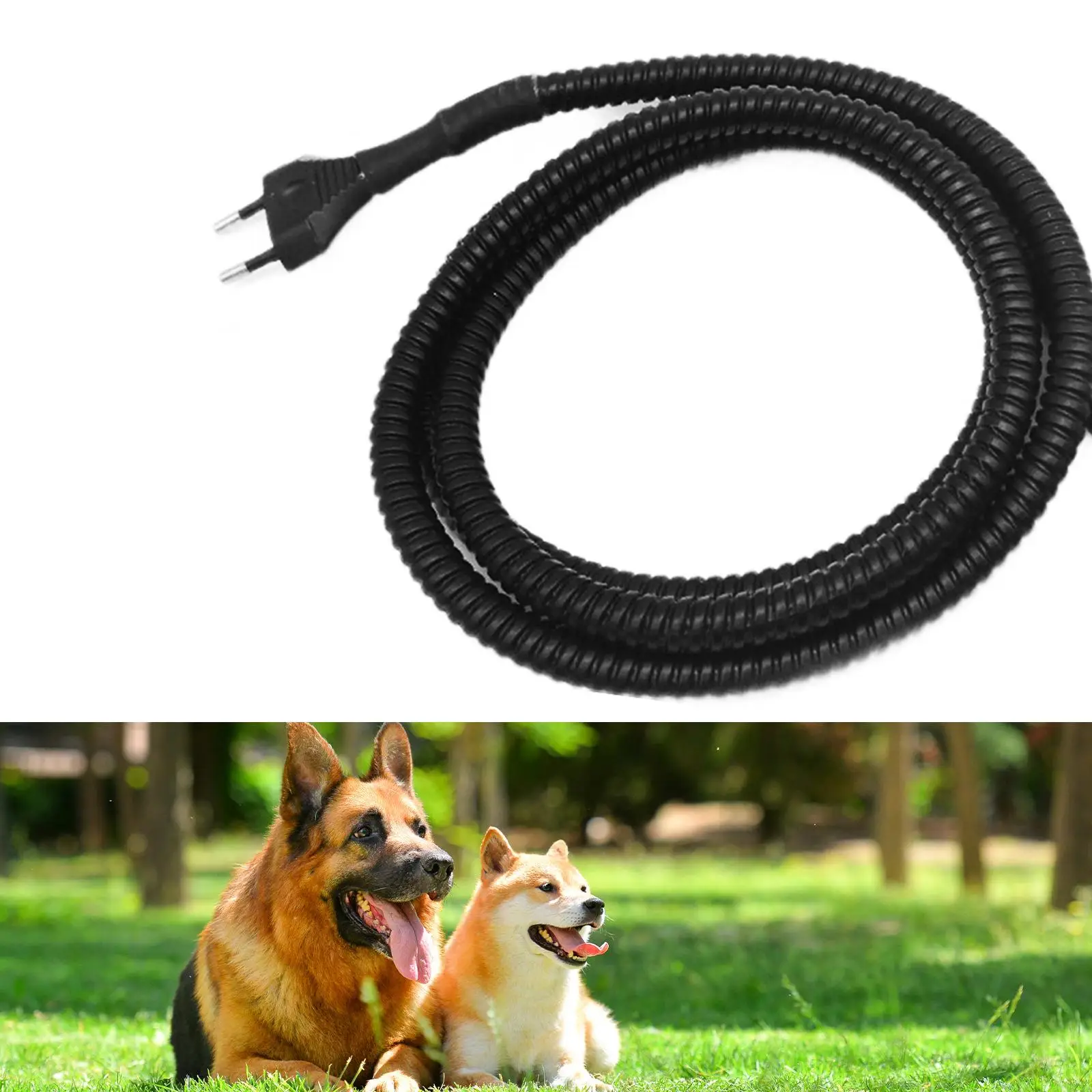 Bebedero para mascotas con calefacción exterior mostrando su base antideslizante