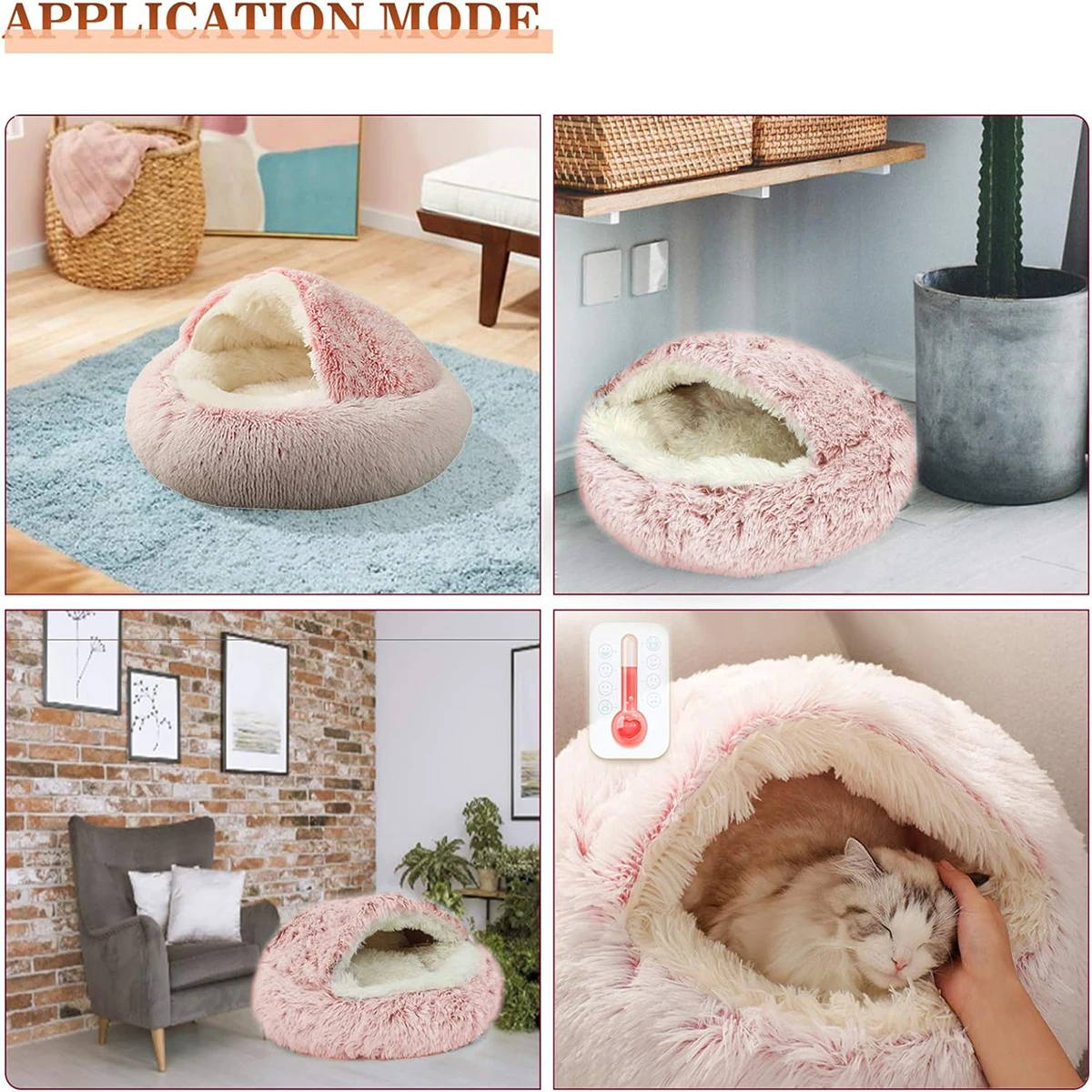 Cama nido felpa cubierta desmontada
