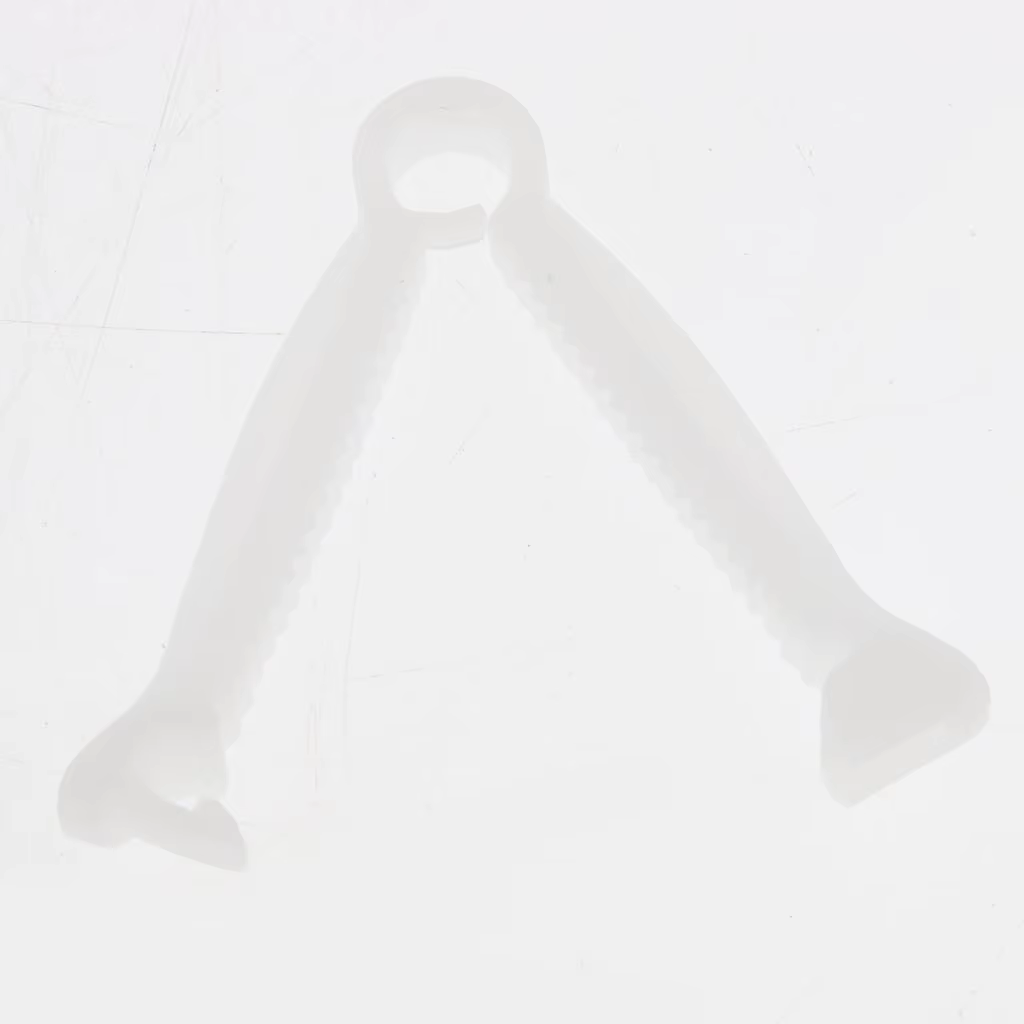 Plastic Navel Cord Clamp White Dual Gripping Clip Safety Disposable Piglet Tool for Pig Sheep Livestock Farm Essentials