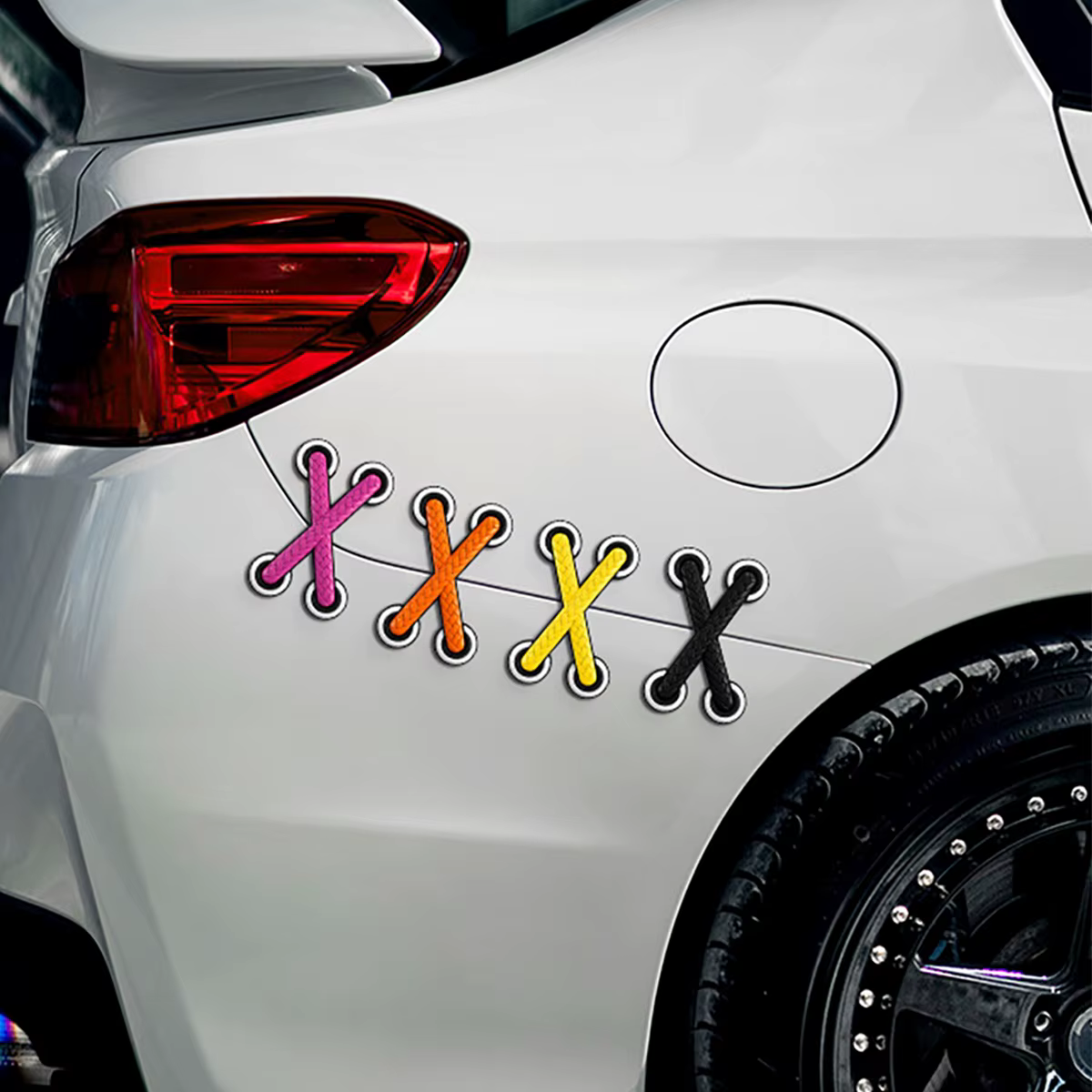 Pegatina en relieve para coche con diseño deportivo para gatos y perros - imagen 5