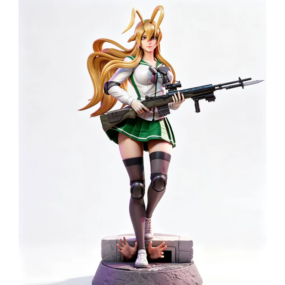 Kit modelo resina guerrera 1/24 75mm 3D DIY sin montar ni pintar - imagen 5