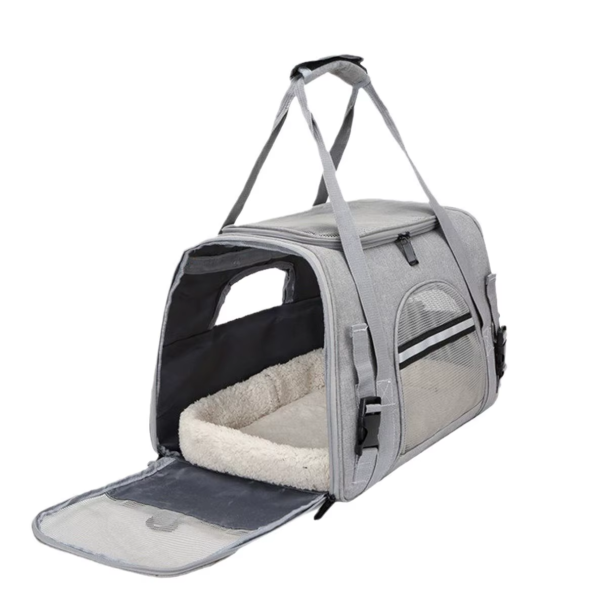 Transportín portátil transpirable para gatos y perros pequeños - imagen 3