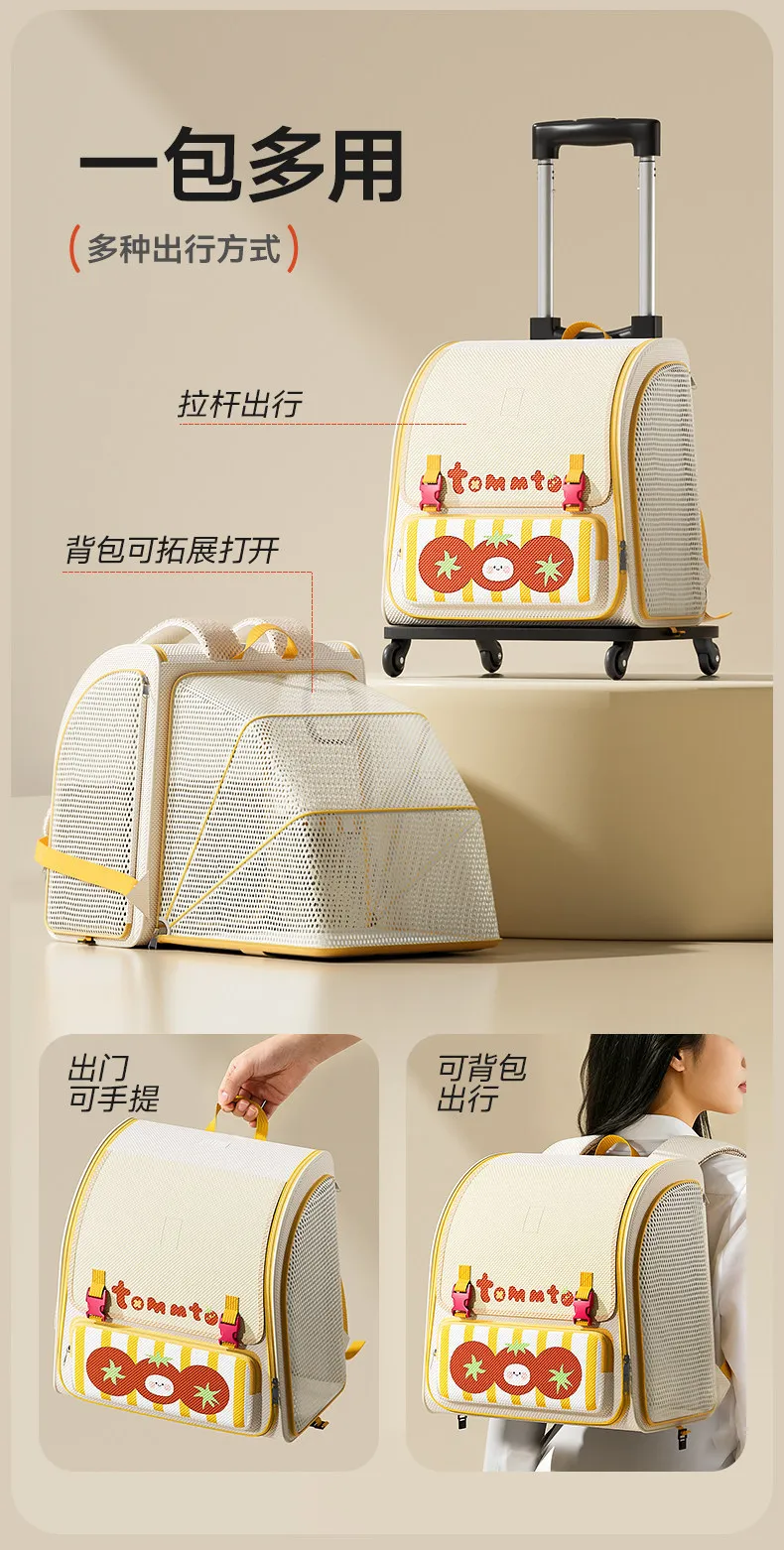 Bolsa tipo mochila para gatos
