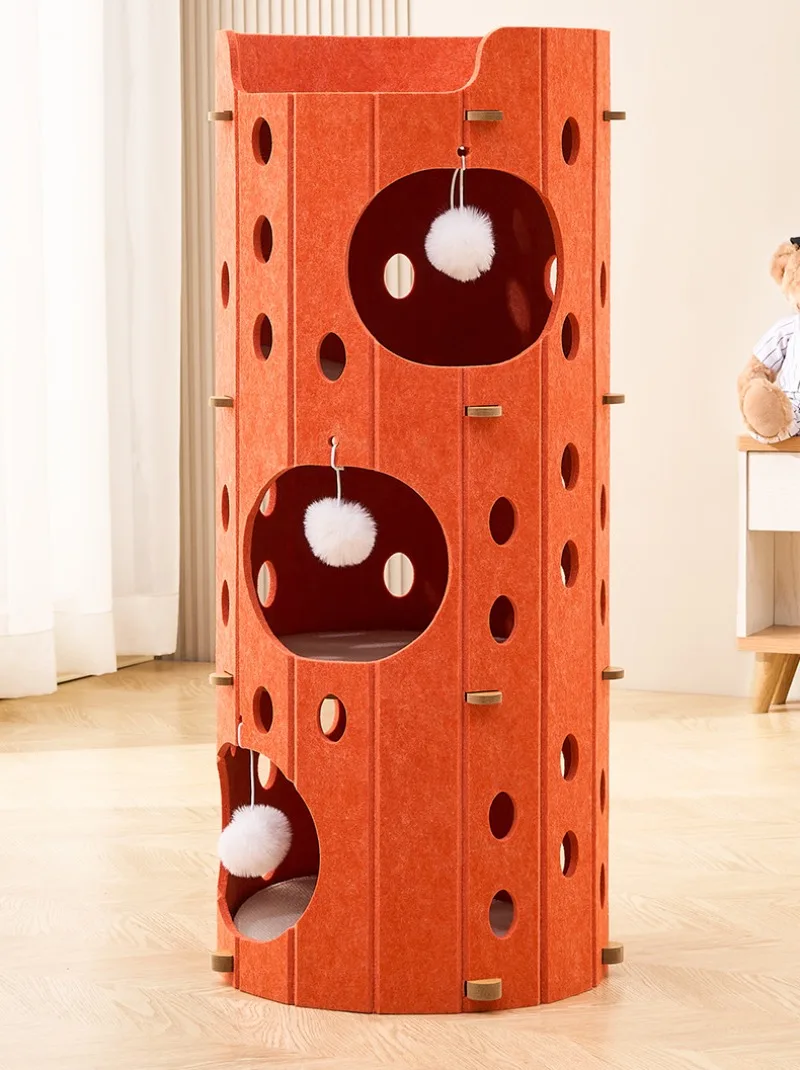 Nido para gatos multicapa con Feltro