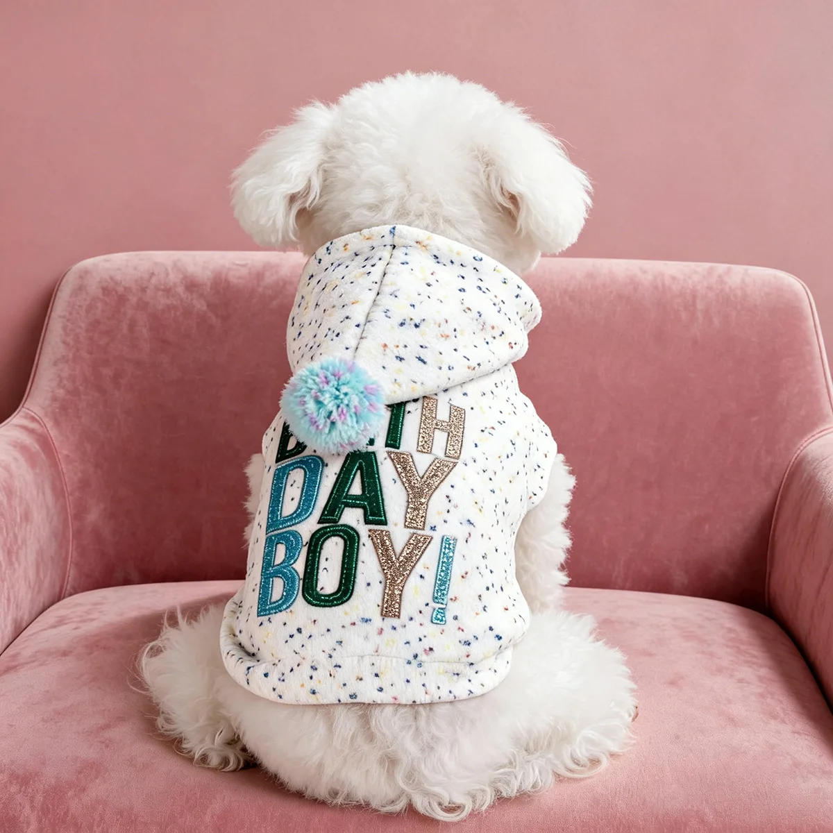Sudadera con capucha para perro pequeño y gato – Bordada - imagen 2