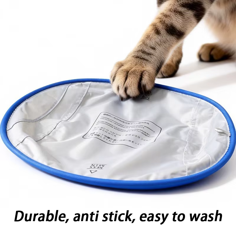 Alfombrilla impermeable arenero automático gatos – base higiénica fácil - imagen 3