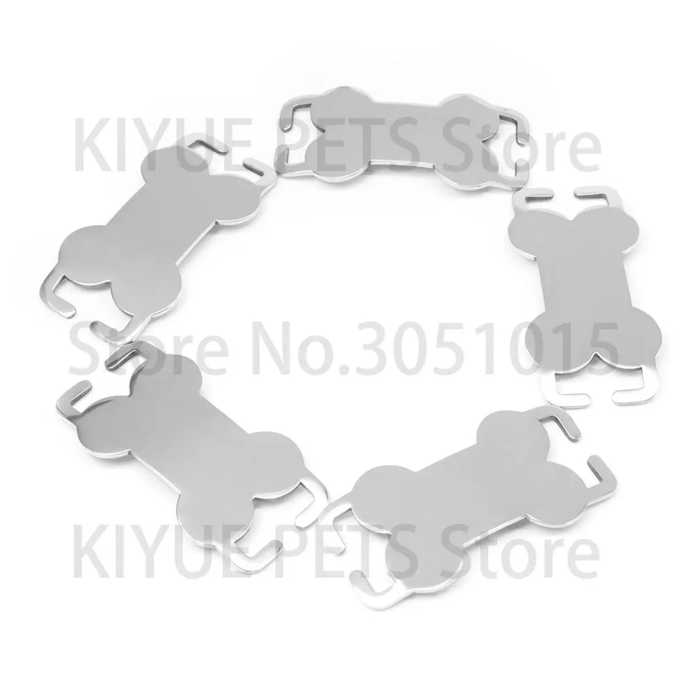 Paquete de 100 etiquetas en blanco para mascotas