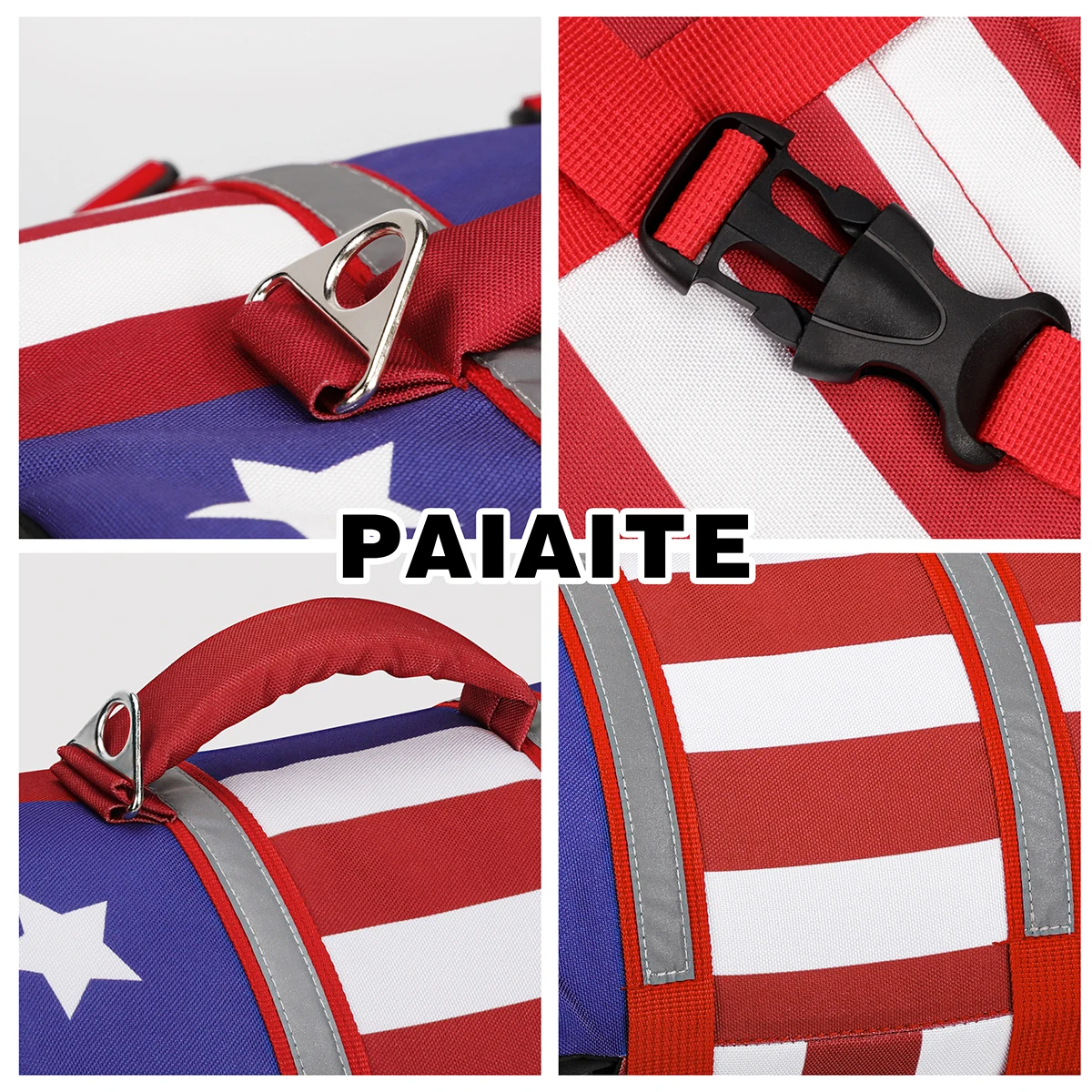 Chaleco salvavidas reflectante para perros, flotabilidad ajustable - imagen 5