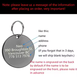 Collar personalizado con placa de identificación para perros y gatos
