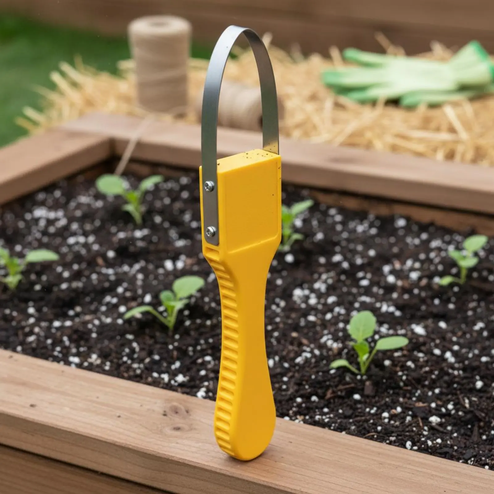 Desmalezador manual portátil con mango ergonómico para jardín