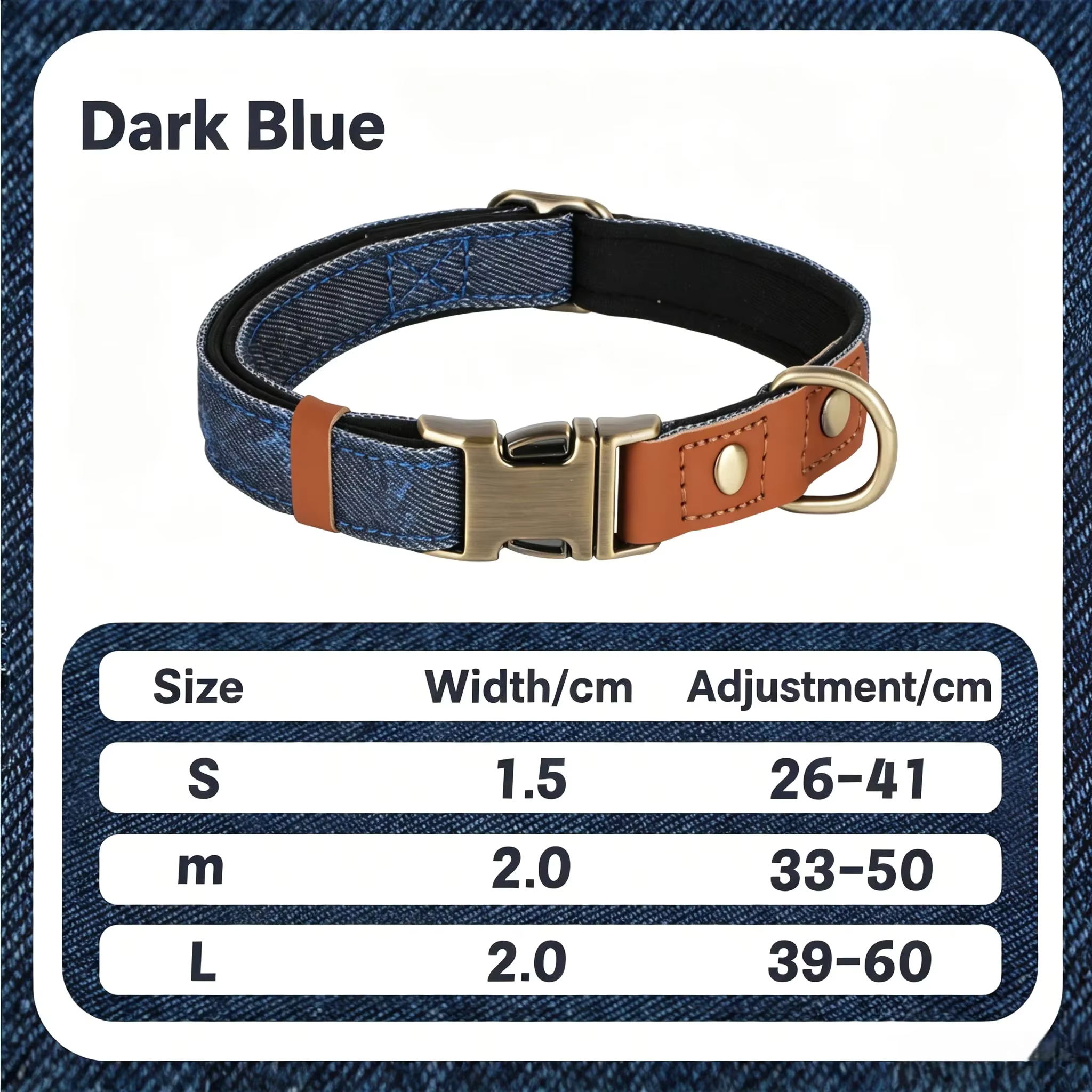 Collar de perro personalizado de nailon con placa de identificación grabada