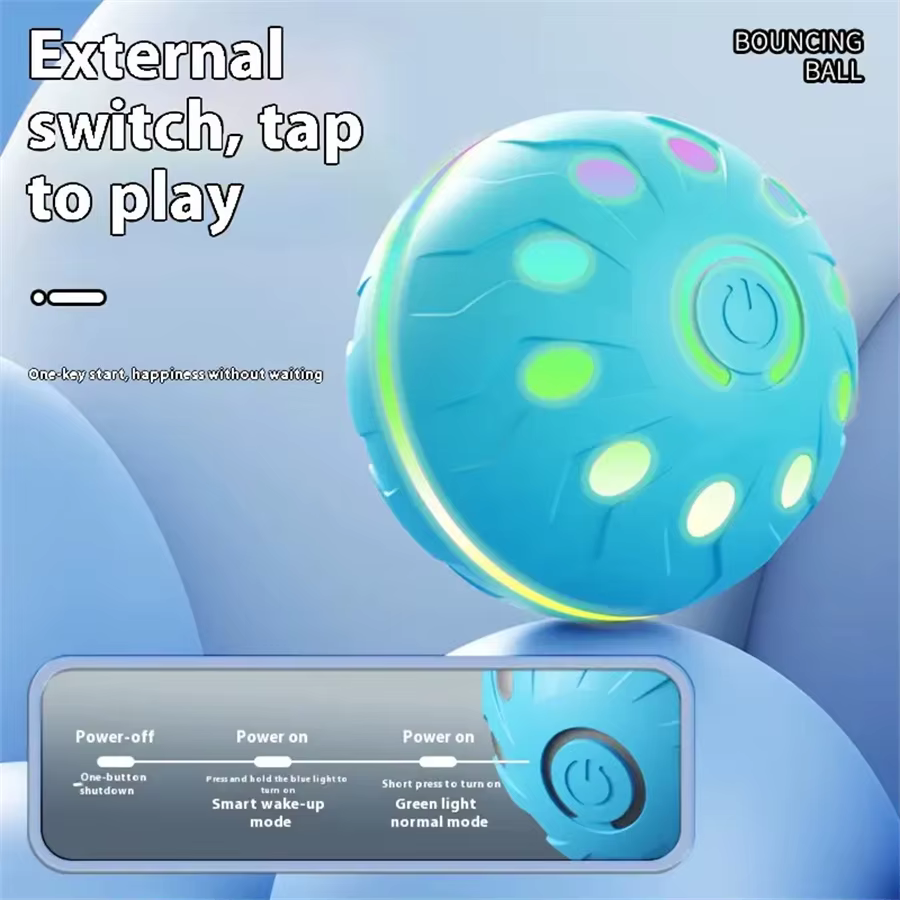 Pelota interactiva automática USB para perros y gatos - imagen 2