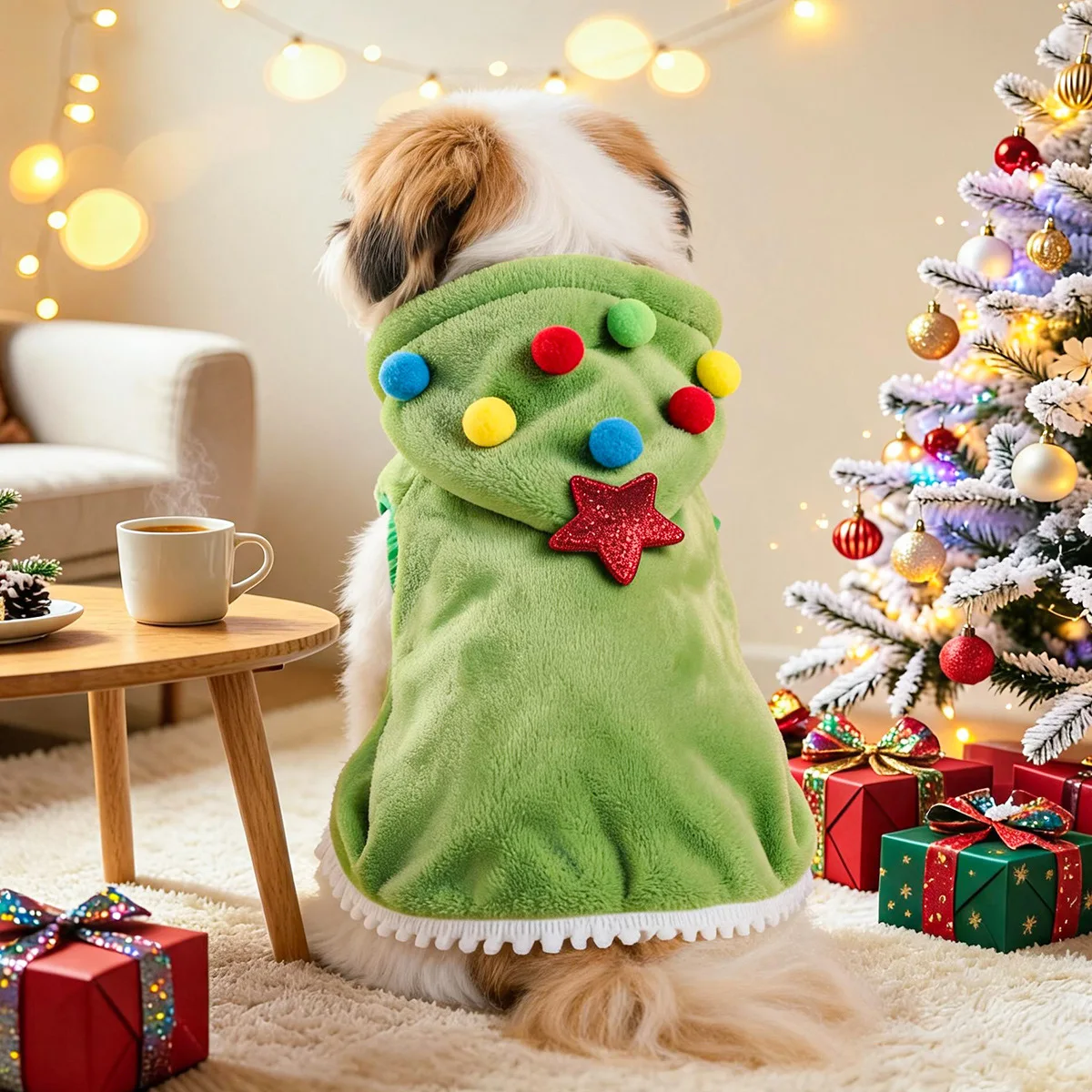 Capa de Felpa para Perros Pequeños – Abrigo Cálido Otoño Invierno - imagen 4