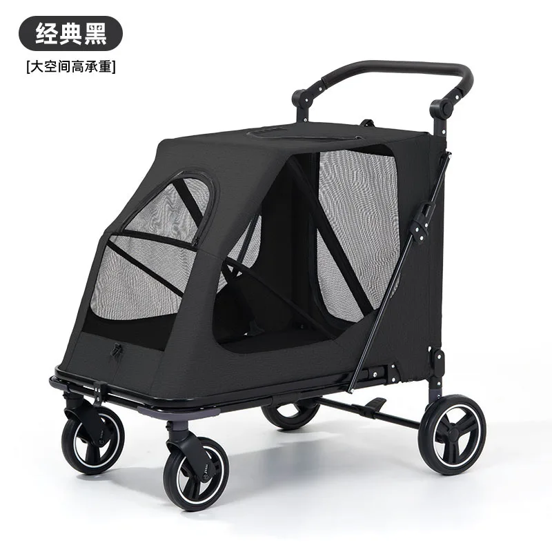 Carrito plegable portátil para perros grandes con lesiones y gatos - imagen 4