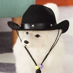 Sombrero vaquero ajustable para perros y gatos – gorra cómoda