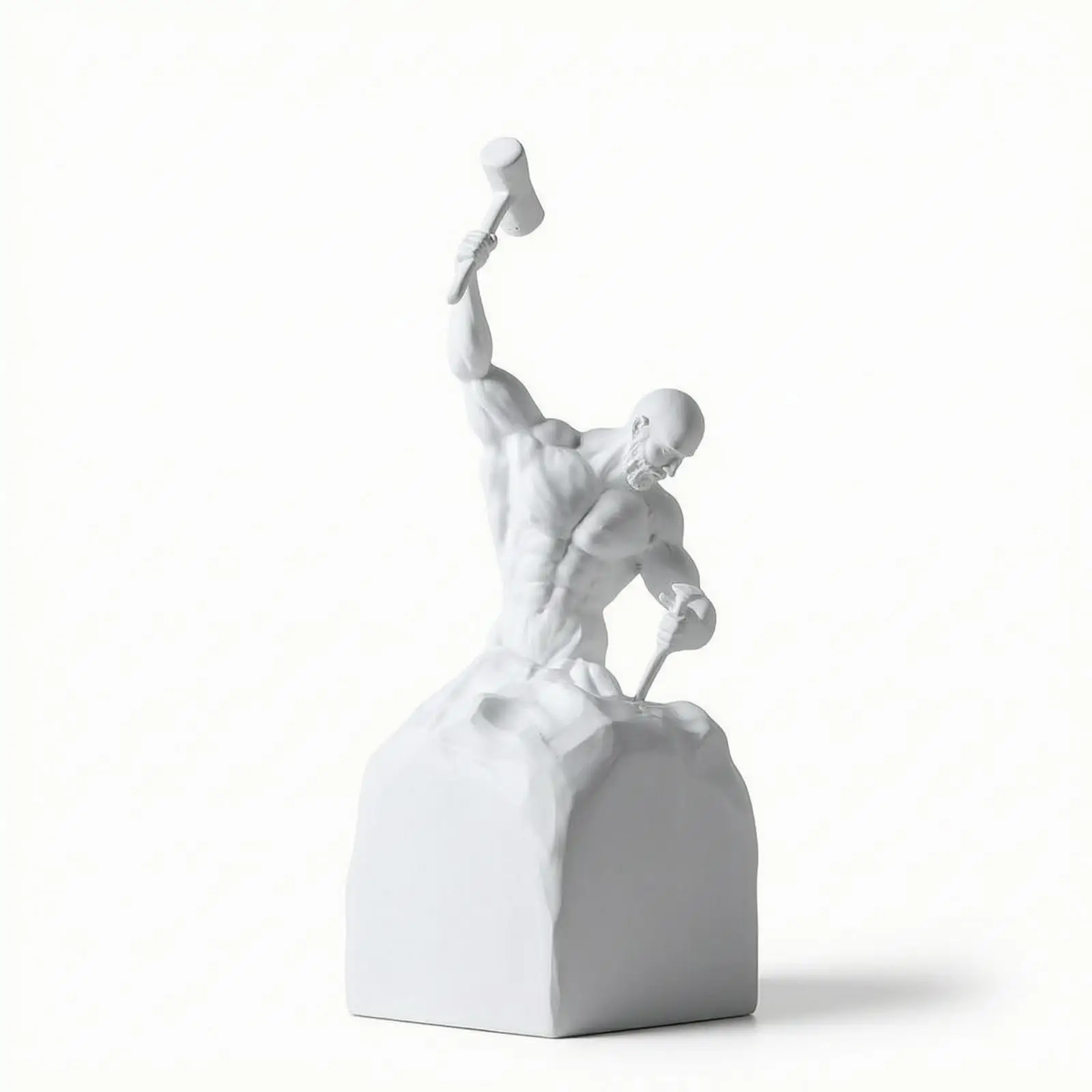Escultura decorativa de figura humana para escritorio o estantería