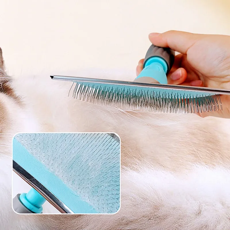 Cepillo removedor de pelo para perros grandes y peines gatos - imagen 4
