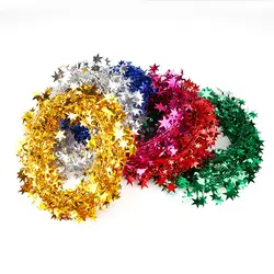 Guirnalda de Alambre con Estrellas Azules – Decoración de Navidad