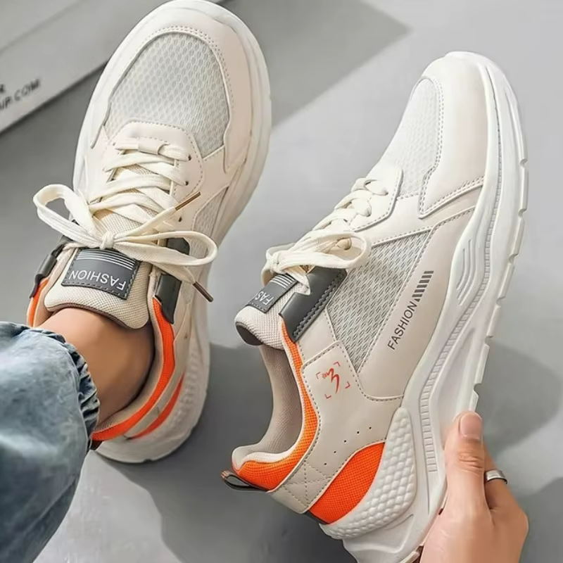 Zapatillas deportivas ligeras de malla transpirable para hombre