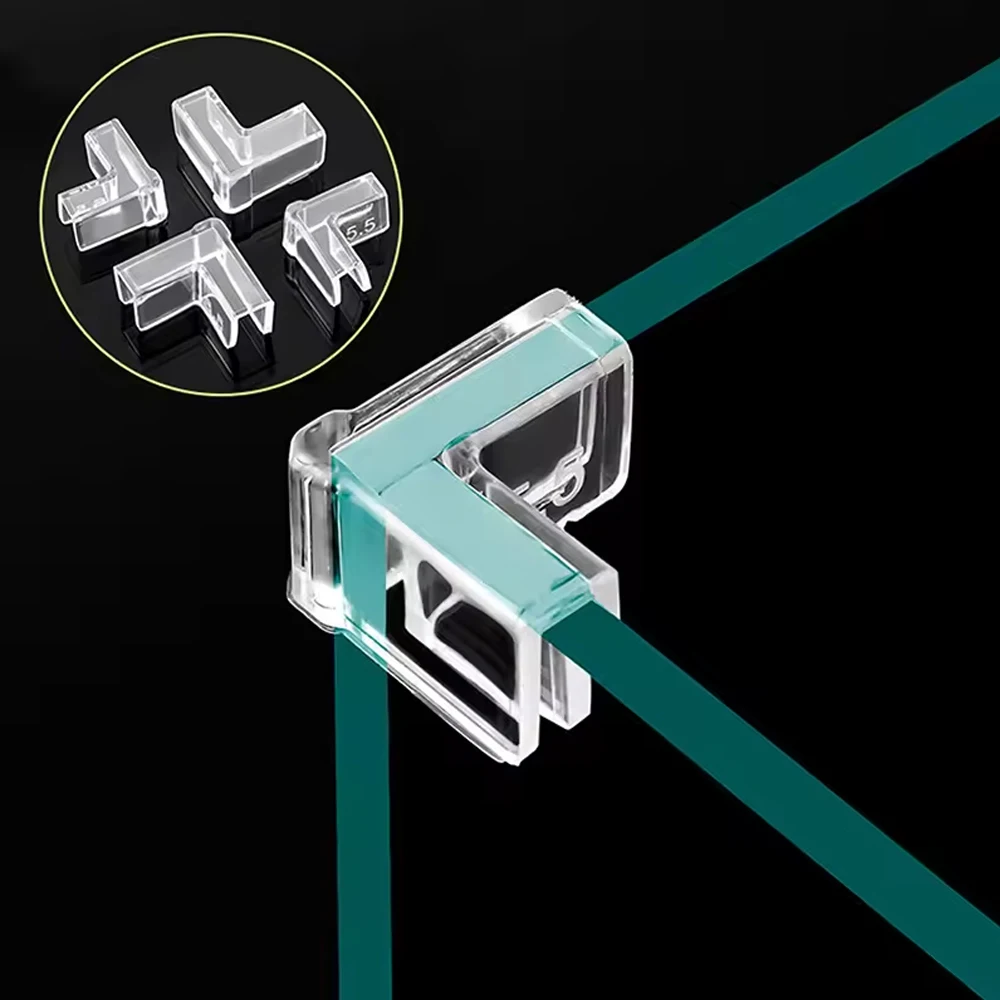 Protectores de esquinas transparentes de silicona para peceras - imagen 4