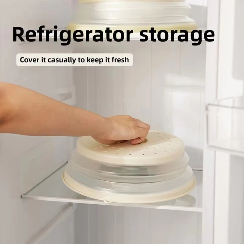 Cubierta antisalpicaduras plegable para microondas – Protector de platos y cuencos - imagen 4
